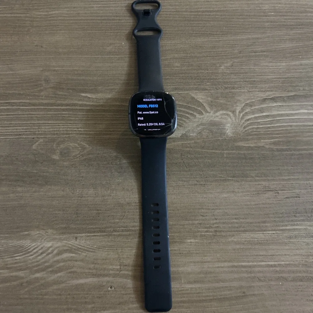 Fitbit Sense FB512 GPS Health Smartwatch Heart Rate SpO2 ECG Fitness Watch- Read